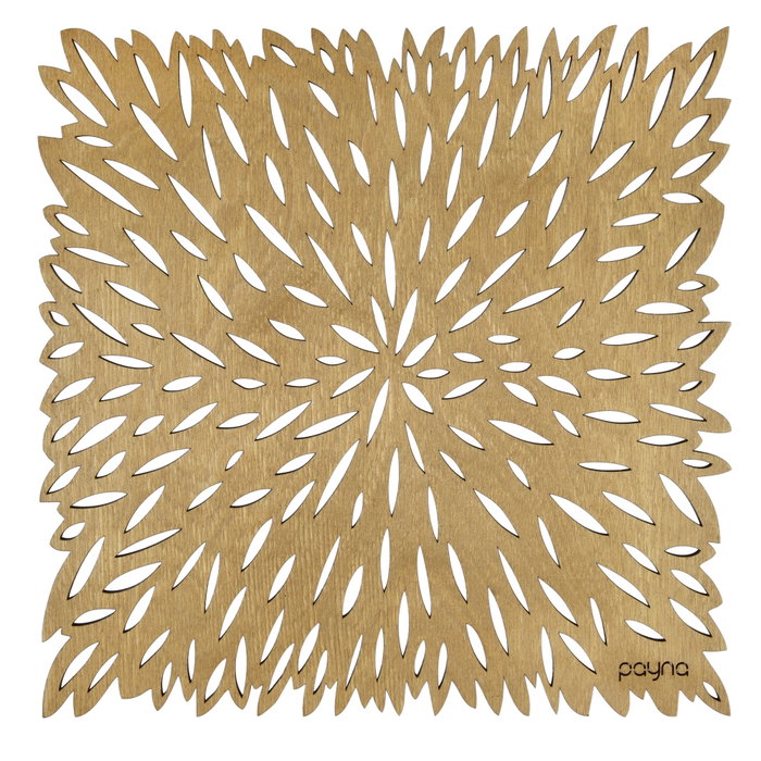 Hermia Pointy - Honey Juego de 6 Salvamanteles de Madera Natural Hermia Pointy - Honey Juego de 6 Salvamanteles de Madera Natural